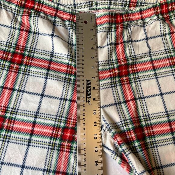 Wondershop Women Sleepwear Pants size XL White Orange Soft Fleece Elastic Waist - Picture 6 of 9